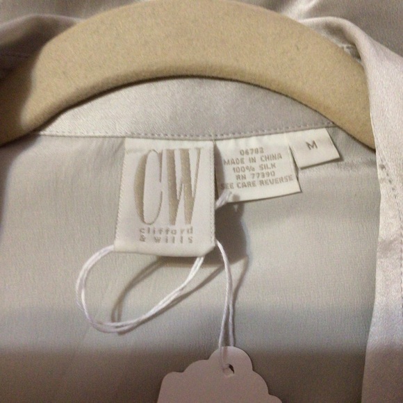 CW Clifford & Willis Silk Blouse - Picture 4 of 4
